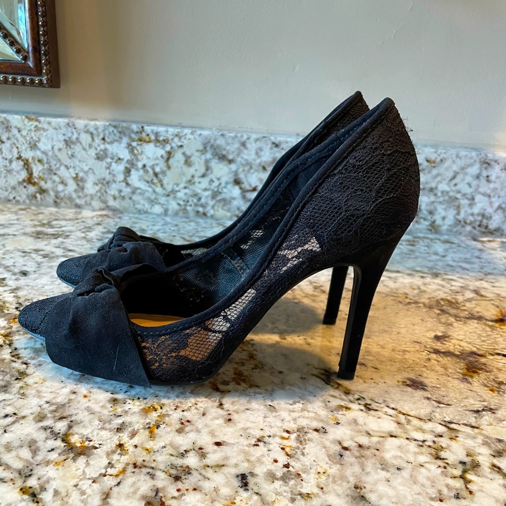 Lauren Conrad lace heels size 8.5